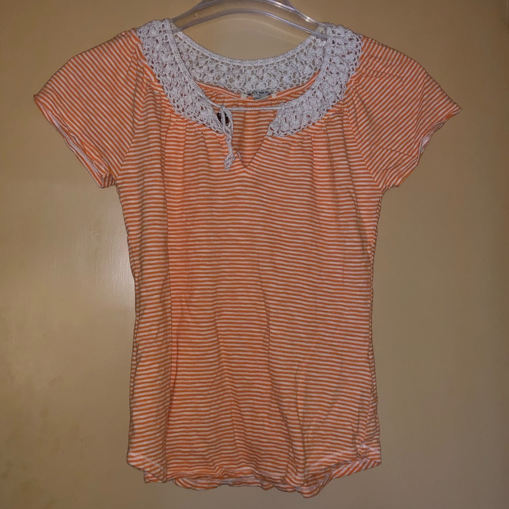 LUCKY BRAND Striped Knit Top Size Small